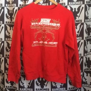 Red Crew-neck Sweatshirt